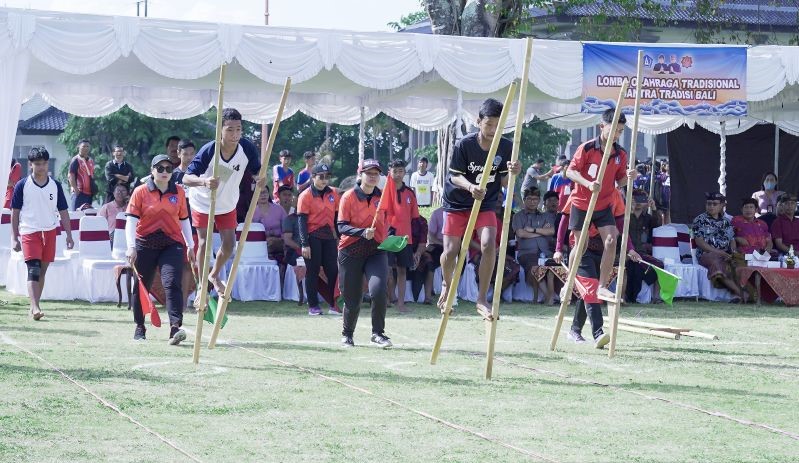 Pelaksanaan lomba olahraga tradisional di Kabupaten Badung